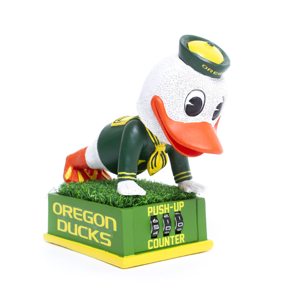 Ducks Spirit, Collectibles, Gifts, 8", Football, Mascot Push-ups, Bobble Head, 777117